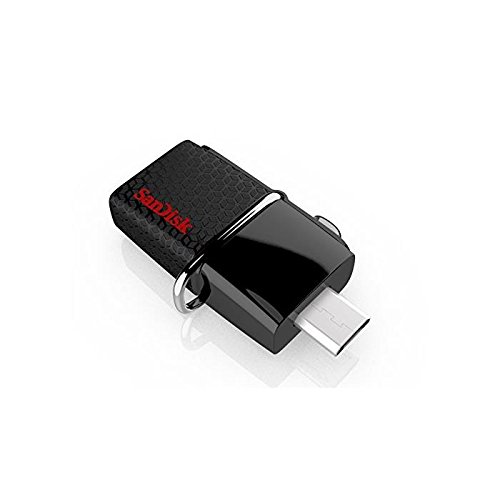 Sandisk SDDD2-064G-G46 Memoria Flash Usb Ultra Dual de 32 Gb con Usb 3.0 Y Hasta 130 Mb/S, 64 Gb, Negro