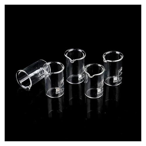 Bécher en verre borosilicaté gradué pour éviter les projections en laboratoire