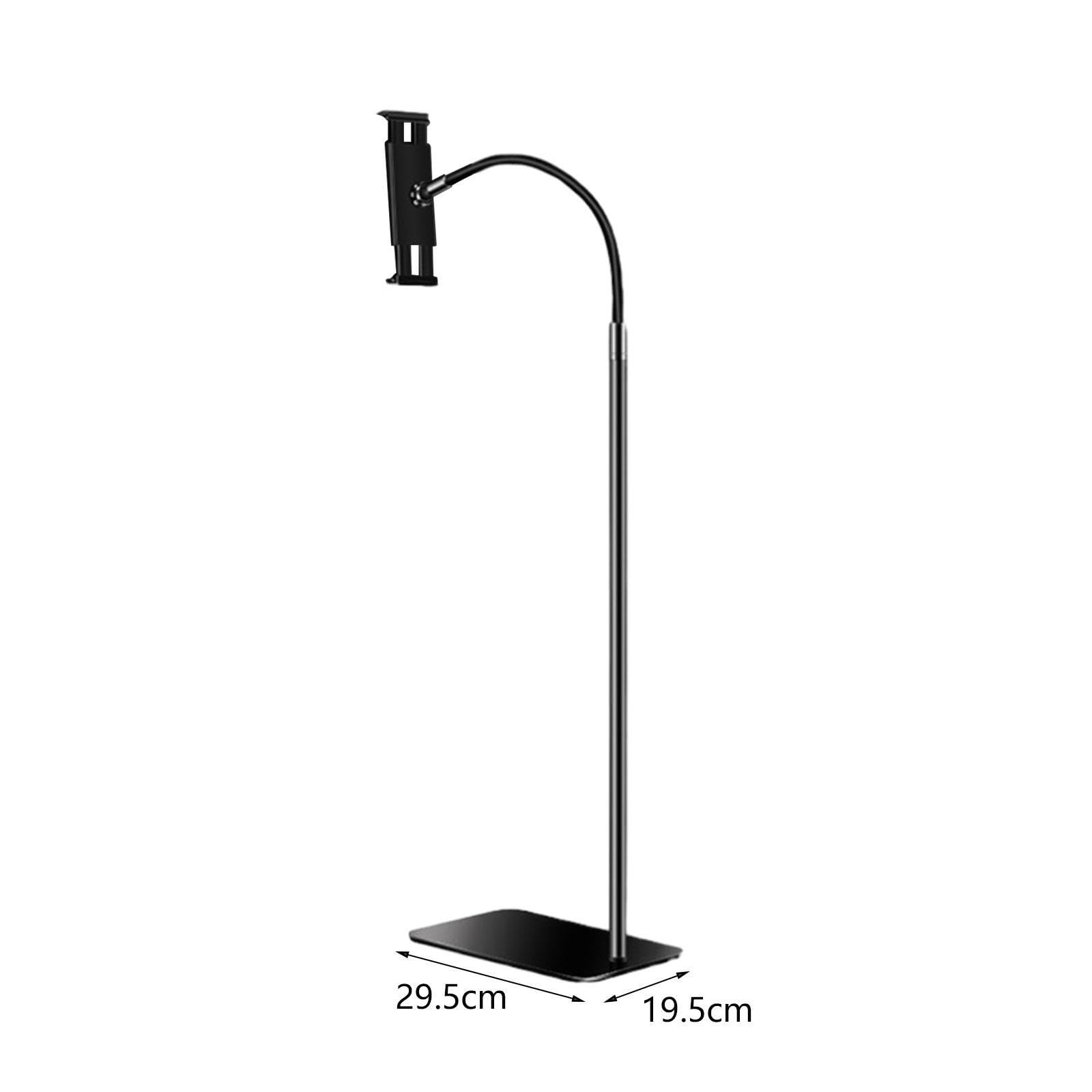 Soporte de Suelo para teléfono con Altura Ajustable y Base Estable giratoria para grabación de vídeo con tecnología Brazo Largo Flexible con rotación 360 Grados, 120 centímetros