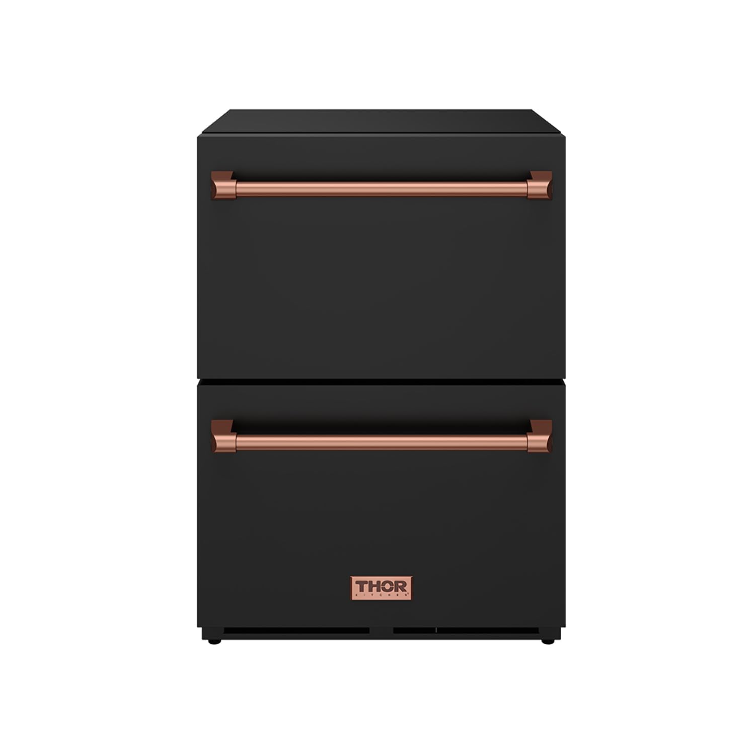 24 Inch Undercounter Built-In/Freestanding Drawer Freezer – Black/Rose Gold | Gordon Ramsay Series on Fridge.com