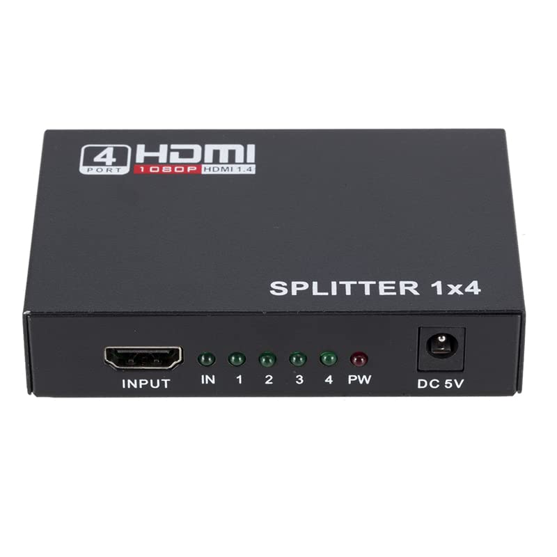 PM-12081 HDMI splitter, 4 port, 1.4V, 1080P ve 4KX2K görüntü-ses dağıtıcı