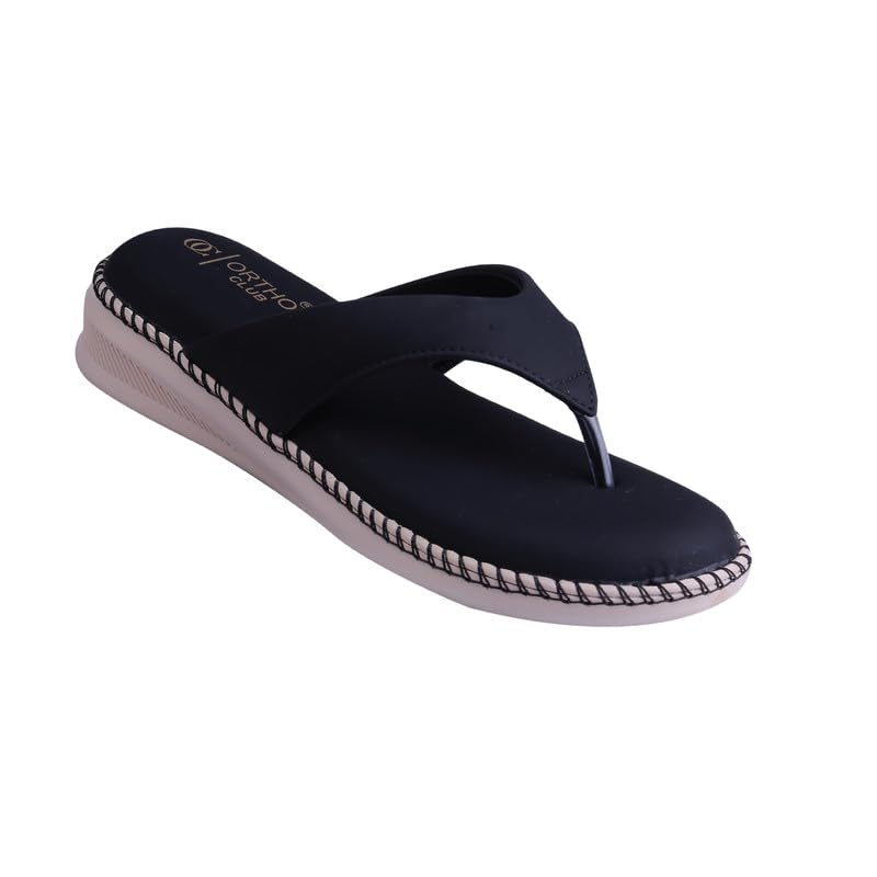 ortho club Women’s Comfortable Orthopedic Slippers | Soft Cushion Sole Flip Flops for Women & Girls | Stylish Lightweight Sandals for Walking, Home, Travel & Outdoor Use-picture-36