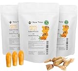 3-Pack Bee Royal Jelly Suppositories for Women and Men - 100% Pure and Organic Prebiotic & Probiotic Support for Vaginal Health, Odor, pH, and Yeast Balance