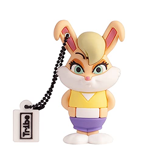 Tribe - Pamięć USB 32 GB LOLA BUNNY - Pamięć Flash 2.0, oryginalna postać Looney Tunes, rysik USB kompatybilny z Windows, Linux i Mac, wielokolorowy