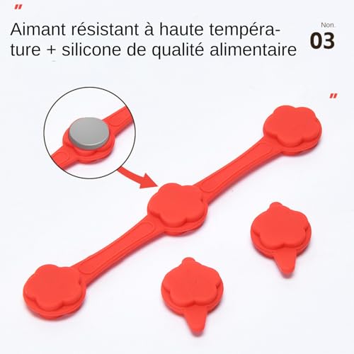 Aimants pour friteuse à air chaud et papier de cuisson x4 - 7