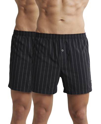 Image of Jockey 8222 Men's Super Combed Mercerized Cotton Woven Printed Inner Boxers with Ultrasoft and Durable Inner Waistband (Pack of 2)