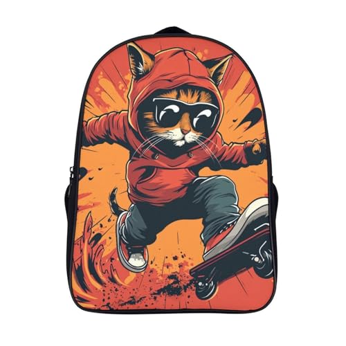 Mochila escolar infantil de gatito para guardería y excursiones de preescolar