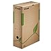 Produktbild Esselte Eco Archiv-Schachtel, 100 mm Rückenbreite, Aktenkarton A4, 100 % recycelte Wellpappe, 100 % recycelbar, Archivboxen mit geometrischem Design, Eco Archiv Serie, 25 Stück, Naturbraun, 623917