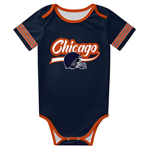 Baby Clothes Onesie Personalized Custom Baby Name and Number for Boy Girl Customized Sports Fan Gifts2