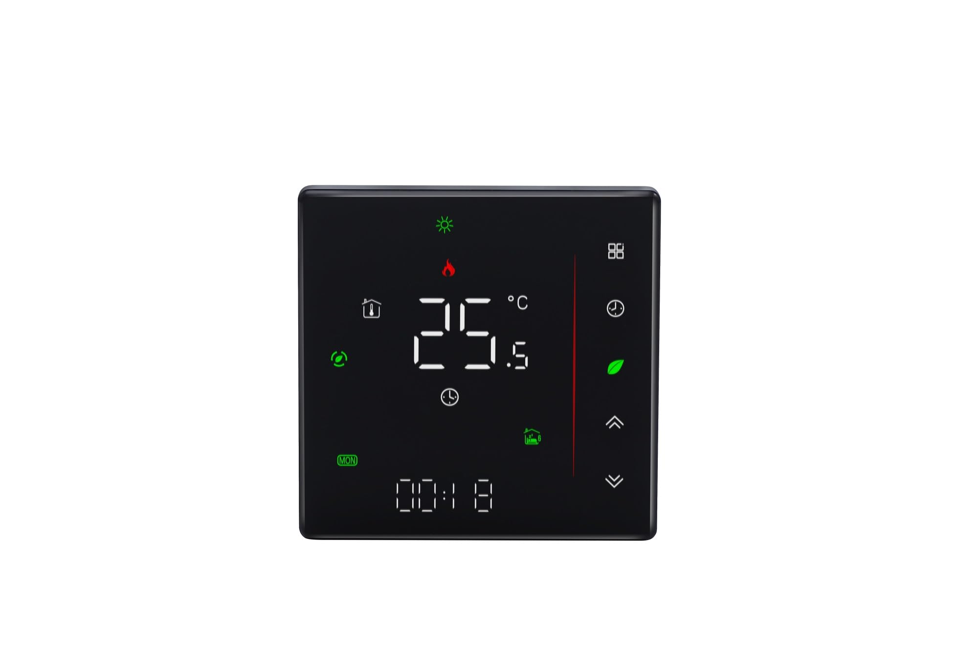 Temperature Controller, Heating Thermostat， Warm Floor Gas Boiler Digital Temperature Controller Tuya Home Assistant(Nero,WZ-006-GA)