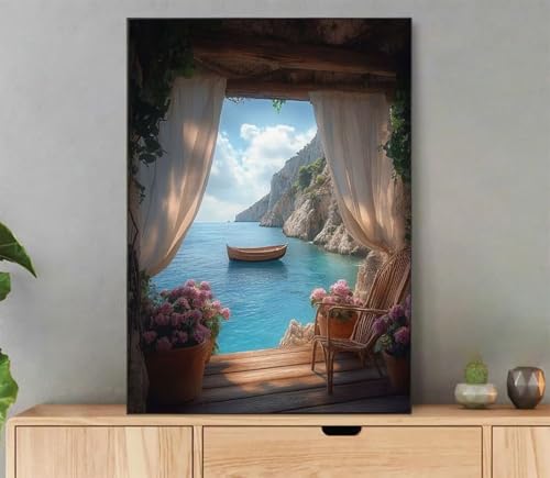 G i Paint by Numbers {[g yCgoCio[, DIY G LoX Lbg hG |Lbg MƃANG̋, c[Lbg l q S lC G K؂ Ƃ̕ǂ̑ 40x50 c