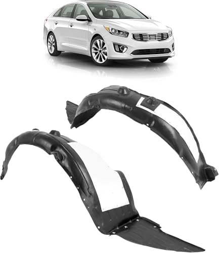 JMTAAT Front Fender Liner Panel Compatible with 2014-2015 Kia Optima Replace for KI1248131 KI1249131 868124C500 868114C500 Wheel Liner Splash Shields Guard W/Insulation Foam Left + Right Side