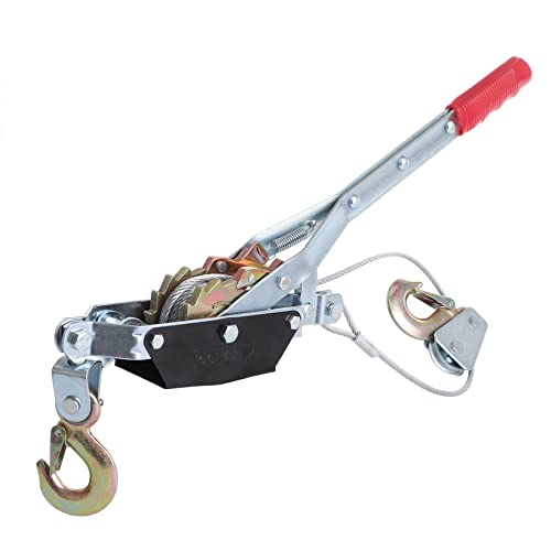 CarBole Argano Manuale 2T Con Ganci e Pulegge