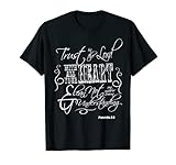 Trust In The Lord Proverb 3:5 Christian T-Shirt Bible Quotes