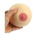 MagicW Simulation Silicone Boob Key Ring Fake Breast Stress Relieve Ball Squeeze BooBie Ball Hand Stress Ball Keychain For Fun For Party Bachelor Party Supply Gag Joke Gift Fake Breast Boob