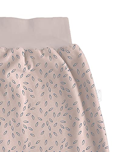 Iobio Katoenen trappelzak 2-laags (Leaves Beige) - Afbeelding 3