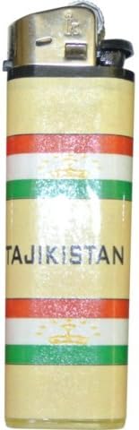 Tajikistan Flag Lighters - 3 Pieces