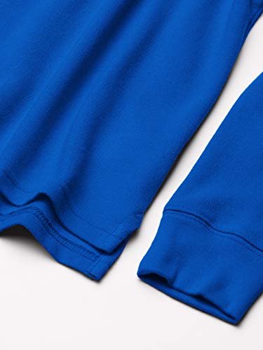 The Children's Place boys Uniform Long Sleeve Pique Polo Shirt, Renew Blue, 10 12 US3