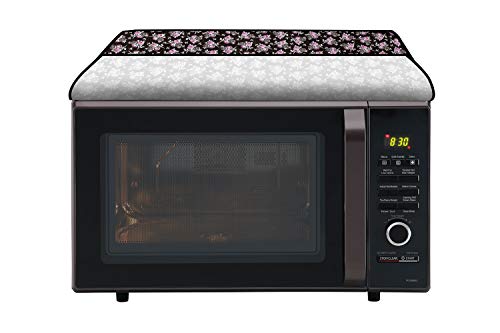Image of Stylista Microwave Oven Cover for LG 20 L Solo MS2043DB Floral Pattern Multicolor
