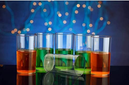Image of SKYHEART-Products Multi Purpose Unbreakable Drinking Glass Set of 6 Pcs, ABS Poly Carbonate Plastic,300 ml Capacity Each, Clear Glass (Unbreakable)