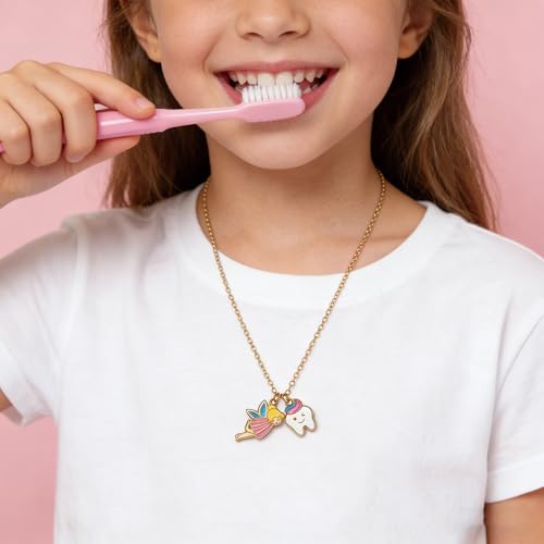 Image of PARTNER Meaningful Tooth Fairy Gifts for Women First Lost Tooth Keepsake for Celebration & Reward with Message Card Milestone Jewelry Gift from Toothfairy