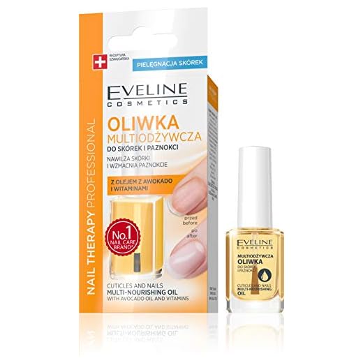 Eveline - Aceite multicuidado para uñas y cutículas, con aceite de aguacate y vitaminas, 12 ml