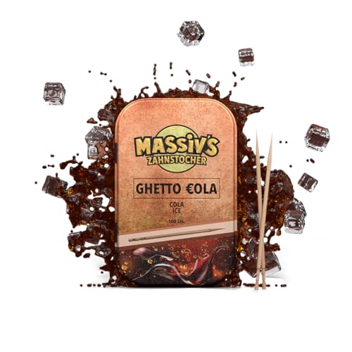 Massivs Zahnstocher - Zahnstocher mit Geschmack GHETTO COLA