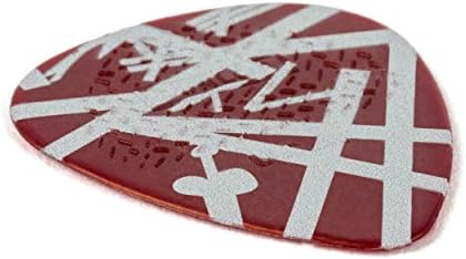 Jim Dunlop EVH Shark Max-Grip Guitar Picks-6 Pack (EVHP07),Burgundy
