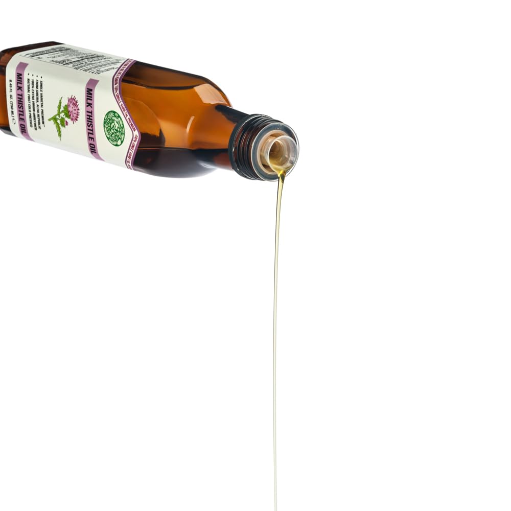 Aceite de Cardo Mariano Verde Siberiano – 250 ml de Semillas Varietales Extra Virgen de las Montañas Doradas de Altái