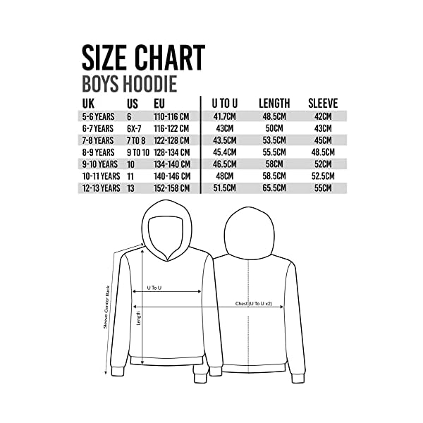 Minecraft Sprites Boy's Black Hoodie (5-6 Years) - Image 6