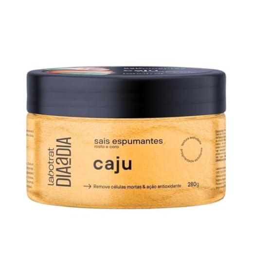 Labotrat Sais De Banho Espumantes Para O Rosto E Corpo Labotrat Caju Esfoliante Remove As Células Mortas 280G