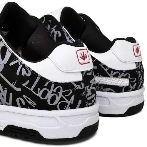Tenis de Skate Masculino Profissional Dover Performance Acolchoado Macio e Resistente (Branco, BR, A