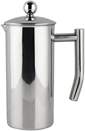 Single-Wall French Coffee Press, 12-Ounce, Stainless Steel