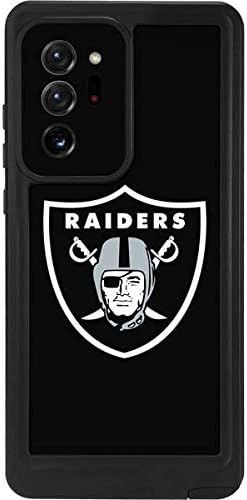 Skinit Waterproof Phone Case Compatible with Samsung Galaxy Note20 Ultra 5G - Officially Licensed NFL Las Vegas Raiders Large Logo Design Black