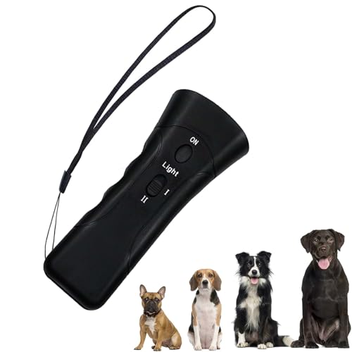 Pet Gentle Anti Barking Device, 2025 New PetGentle Trainer Ultrasonic for Dogs, Dog Trainer with LED Flashlight, Suitable for Training to Improve Bad Behavior (1 Pcs)