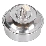 PROFIL BAS ET CONCEPTION À FOND LARGE: La hauteur de profil faible et la conception à fond large de la lampe à alcool aident à éviter les accidents graves dus au déversement de la lampe du brûleur. Il offre une sécurité supplémentaire et garantit qu’il n’y aura aucun problème lors de son utilisation.