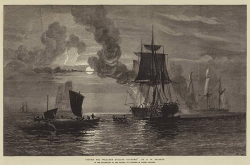 Affiche Toile South Sea Whalers Oswald Brierly Cadeau Idéal Décoration Murale