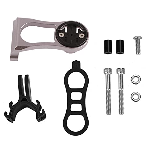 Odometer Computer Aluminium Alloy Extension Mount for Garmin Men Women Teens Bikers Outdoor Cycling(Titanium)