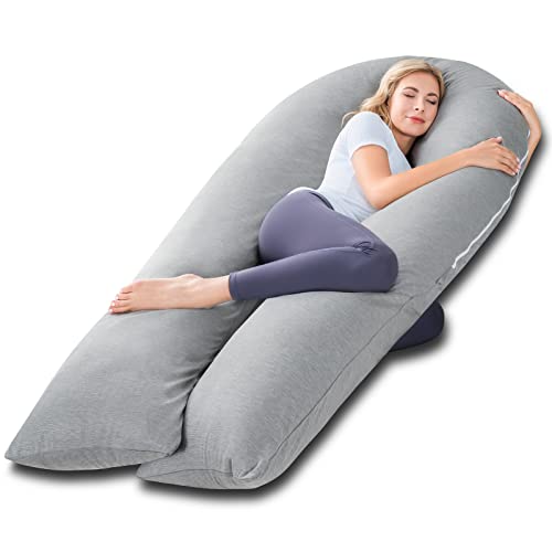 Meiz Cooling U-Shaped Pregnancy Pillow for Tall Women