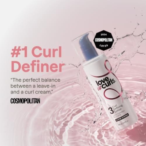 Love Ur Curls Curly Hair Products - Curl Defining Cream Styler, Anti Frizz | Curl defining cream and leave in conditioner for curly hair, hydrating anti frizz styler with shea butter, 250 mL