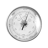 Barometric Pressure Meters - 70mm Precision Weather Indicator,Traditional Dials Barometric Pressure Gauge - for Home Car Station Fishing Camping Marine Patio Room Snow Wind Yard Door