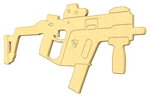 SturdiGuns Kids Wooden Toy 45 SMG, Made in America, Extremely Durable