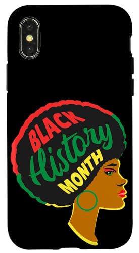 Black History Month Melanin Girl Magic Brown Queen �����p �y���� �X�}�z�P�[�X iPhone X/XS �p