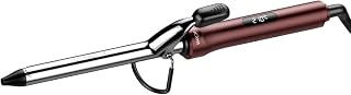 Ikonic Professional Curling Tong 2.0- 19mm Hair Curler, Scarlett Limited Edition, 8 Inch Titanium Barrel, Heat Ready Indicator, Rubber Grip, Safety Stand, Cool Tip, 9 feet Cord, Salon Like Finish, Scarlett Limited Edition, Maroon.