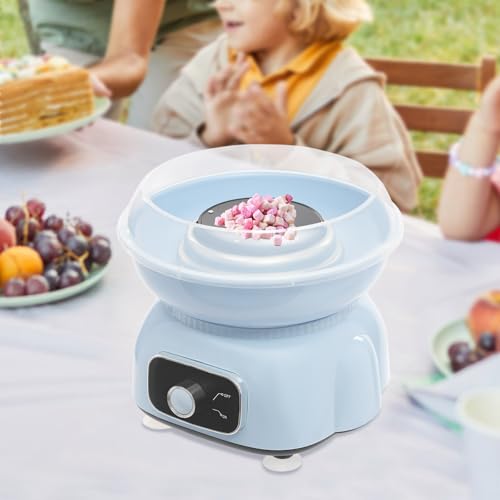 Zuckerwattemaschinen-Set 500W 22x23cm Elektrische Zuckerwattemaschine für Zuhause Retro Cotton Candy Maschine mit 10x Bambus-Stäbchen Zuckerwatte Maschine im Aussehen eines Astronauten – Bild 4