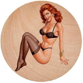 Pinup Girl Wooden Nickel Collectible WN17