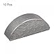 sourcing map 10Stk Halbmondkeil 45# Stahl 28mm Länge x 11mm Breite x 7mm Dicke