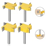 Anwendbare Schneidemaschinenmodelle : Holz Planfräser eignen sich für Trimmer Anfasmaschine mit kleinen Griffen von 8 mm, CNC-Schneidemaschinen und andere Trimmer, tragbare Hand- und Desktop-Trimmer.