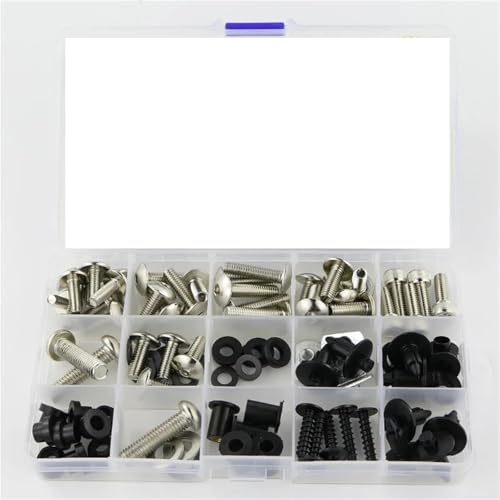 Tornillos de carenado de acero para Suzuki SV650 y SV1000 acabado plata duradero