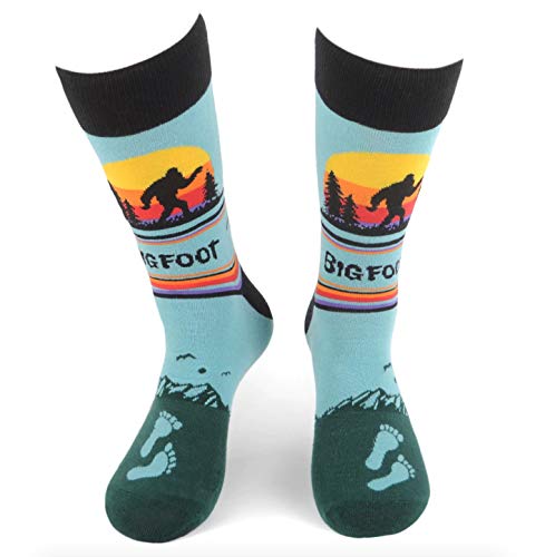 Urban Peacock Men's Novelty Socks - Multiple Patterns! (Bigfoot, 1 Pair)